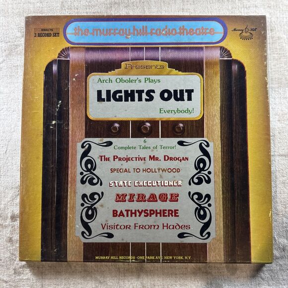 Murray Hill Radio Theatre LIGHTS OUT EVERYBODY! Arch Oboler’s Plays 3 LP vinyl - Picture 1 of 6